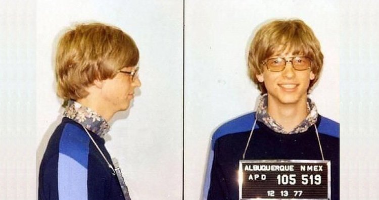 Even Bill Gates Once Upon A Time Went To Jail And He Became Rich