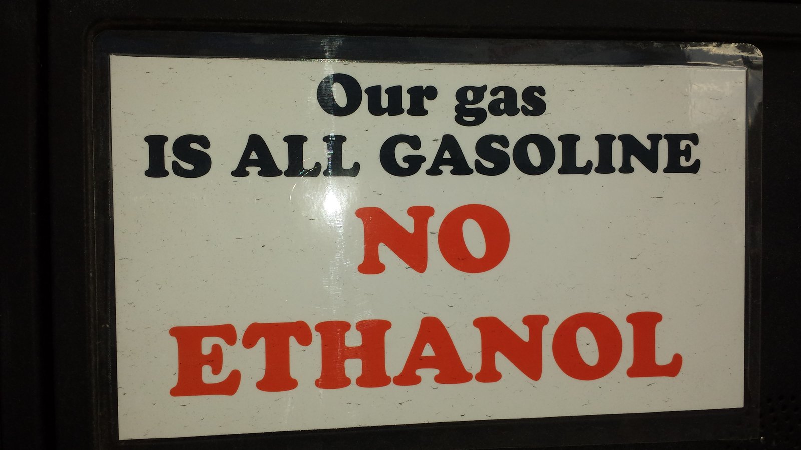 No Ethanol