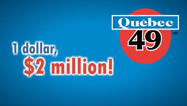 Loto Quebec 49 $2,000,000