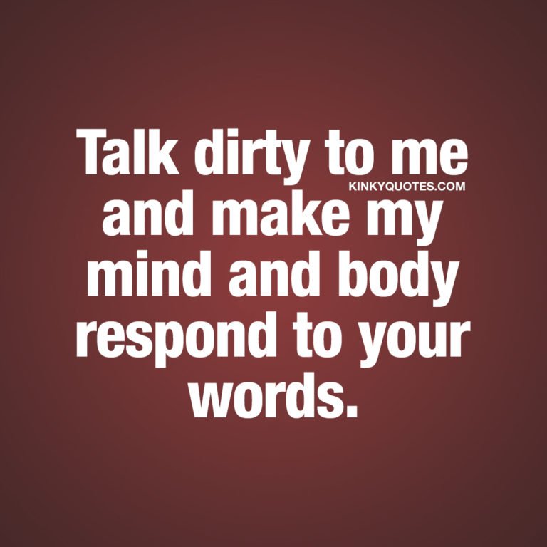 Talk Dirty To Me ™